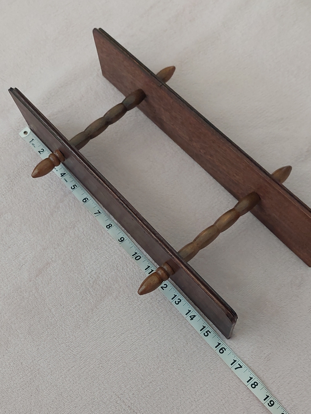 Solid Wood Two-Tier Wall Shelf/Rack NIB - Picture 7 of 10